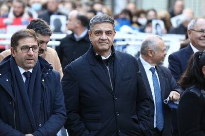 Jorge Macri. en “Volvemos a Pasteur" acto homenaje a las víctimas del atentado a la AMIA, se cumplen 28 años