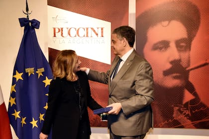 Jorge Macri junto a Giorgia Meloni