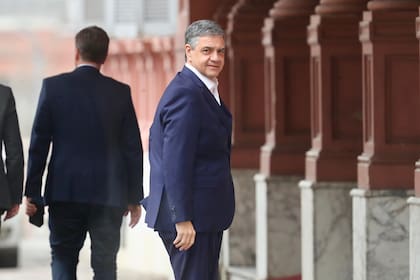 Jorge Macri llegando a Casa Rosada