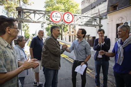 Jorge Macri participó de la reapertura del puente Ciudad de la Paz