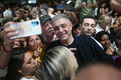 Jorge Macri se mezcló entre los militantes