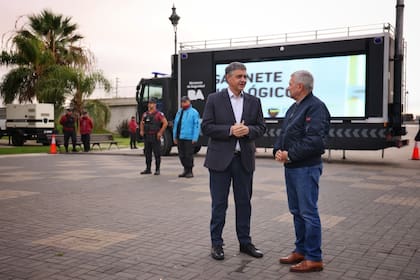 Jorge Macri supervisó el operativo contra "trapitos" en el aeroparque metropolitano