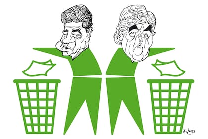 Jorge Macri y Hugo Moyano