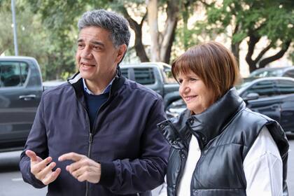 Jorge Macri y Patricia Bullrich en la Recoleta