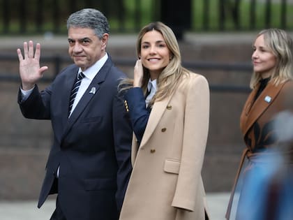 Jorge Macri y su esposa, Belén Ludueña