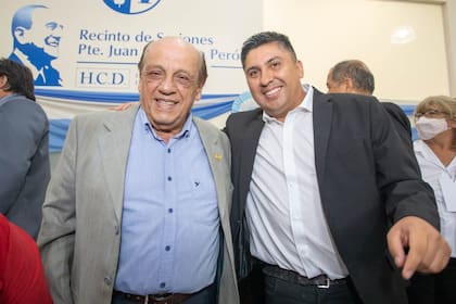 Jorge Néstor Vega y su padre Mario Vega Terán