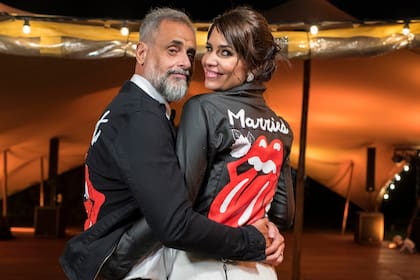 Jorge Rial y su flamante esposa