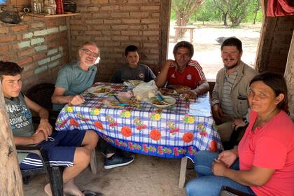 Jorge Romero Day con Nilo y su familia