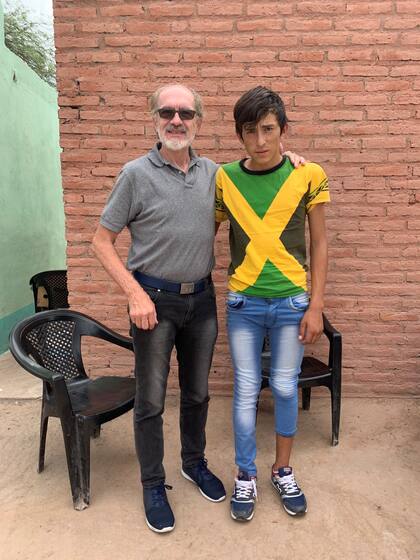Jorge Romero Day visitando a Nilo