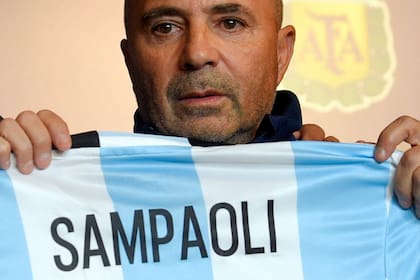 Jorge Sampaoli DT de la seleccion Argentina