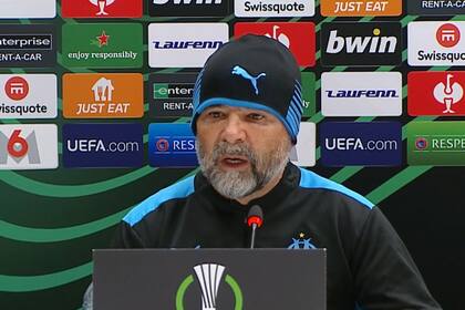 Jorge Sampaoli, DT del Olympique de Marsella