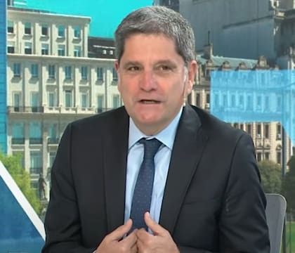 Jorge Tartaglione en los estudios de LN+