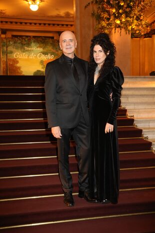 Jorge Telerman, Director General y Artístico del Teatro Colón, y su mujer, Cynthia Cohen.