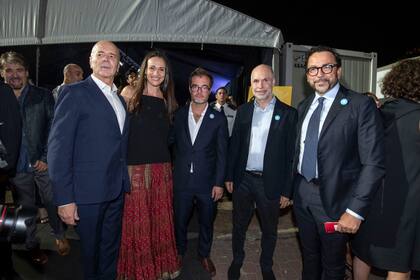 Jorge Telerman, Elisabetta Riva, Enrique Avogadro, Horacio Rodríguez Larreta, Fabrizio Lucentini