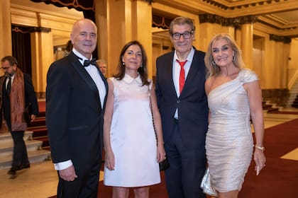 Jorge Telerman, la soprano Verónica Cangemi, Victor Hugo Morales y Beatriz de Nava