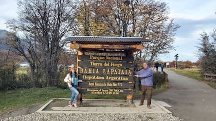 Jorge y Mariela en este momento están en Tierra del Fuego, donde llegaron hace varios meses y se enamoraron de su gente.