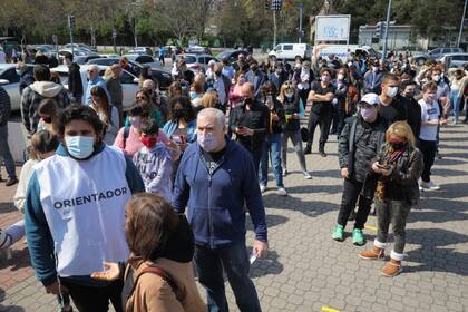Jornada de votación de las PASO, en la Rural de Palermo