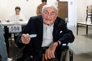 El mensaje que dejó Pepe, el porteño de 104 años que hoy votó en Recoleta