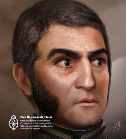 José de San Martín joven, un trabajo de reconstrucción de Ramiro Ghigliazza