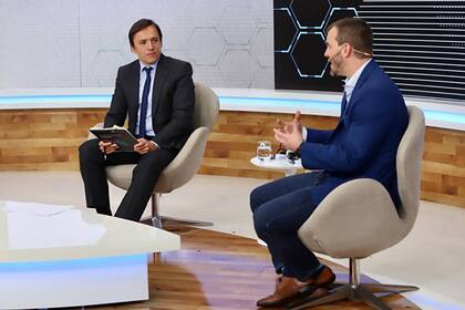 José Del Rio (LA NACION) y Carlos Arguindegui, vicepresidente de Salesforce para Latinoamérica