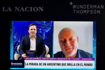 José del Río, Secretario General de Redacción de LA NACION entrevistó a Juan José Campanella en el primer capítulo del evento Economía del Conocimiento