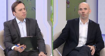 José Del Rio, secretario general de Redacción de LA NACION, junto a Juan Farinati, presidente y CEO para el Cono Sur de Bayer