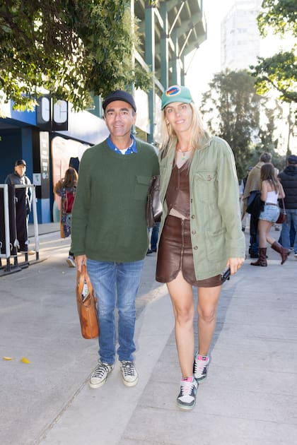 José Donoso y Elina Blaquier.