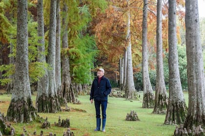 José Ernesto Schwarzböck en su paraíso.