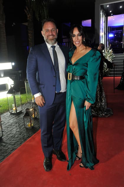 José Glinski y Tamara Pettinato, radiantes