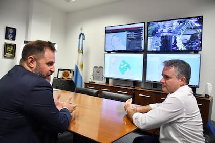 José Glinsky, el titular de la PSA, y Marcelo D´Alessandro