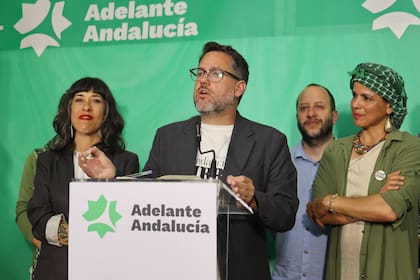 José Ignacio García, candidato de Adelante Andalucía a la Presidencia de la Junta de Andalucía, analiza los resultados electorales