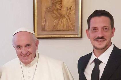 José Ignacio junto a su tío, Jorge Mario