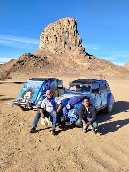 José Izquierdo y su hijo, Agustín.