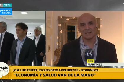 "Economía y salud van de la mano", según Espert