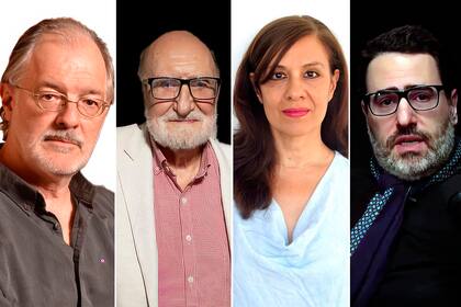 José Luis de Diego Fernández, Luis Felipe Noé, Andrea Giunta y Luis Diego Fernández