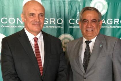 José Luis Espert y el presidente de Coninagro, Carlos Iannizzotto