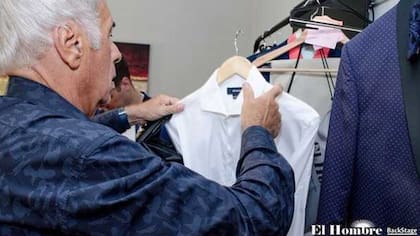 José Manuel de la Sota debutó como modelo de su marca de ropa