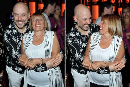 José María Muscari junto a su madre, "Cuqui"