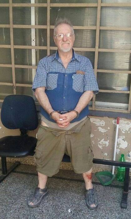 José María Scrocchi (72) fue detenido por efectivos de la comisaría 1ª de Quilmes, acusado de ser el atacante de Roberto Cavana (57)