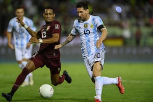 Argentina-Venezuela: horario, TV y formaciones del partido por las Eliminatorias