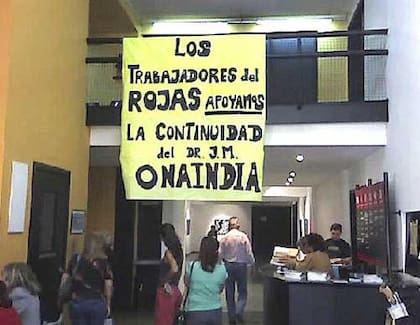 Una de las tantas imágenes que dejó José Miguel Onaindia sobre su paso como director del Centro Cultural Rojas