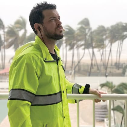 José Pepe Bianco, devenido celebridad, cubrió el paso de los huracanes María e Irma por el Caribe