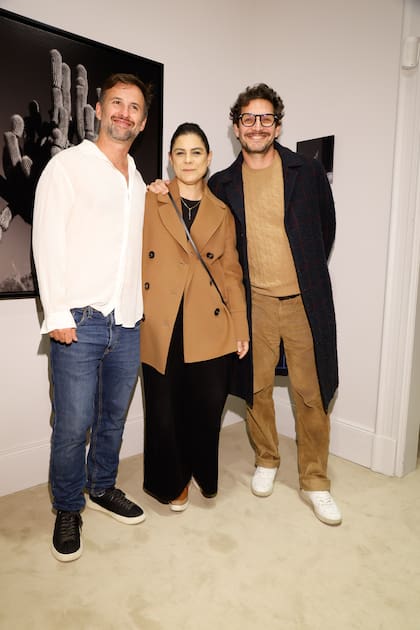 José Pereyra Lucena, Sara Stewart Brown y Javier Pita