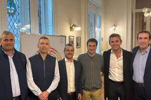 José Tournier, Luis Picat, Mariano Campero, Francisco Monti, Martín Menem y Pablo Cervi