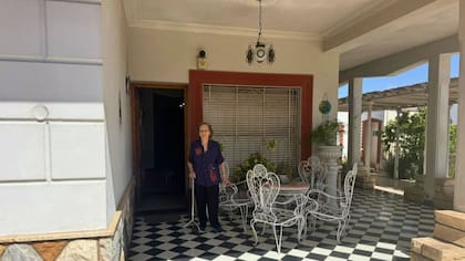 Josefa, en su casa actual a punto de cumplir 90 años