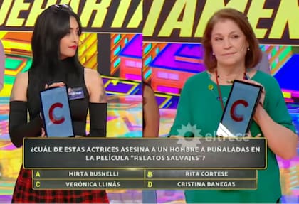 Josefina Lettieri quedó eliminada de Los 8 escalones por una pregunta sobre cine argentino (Foto: Captura de TV / eltrece)