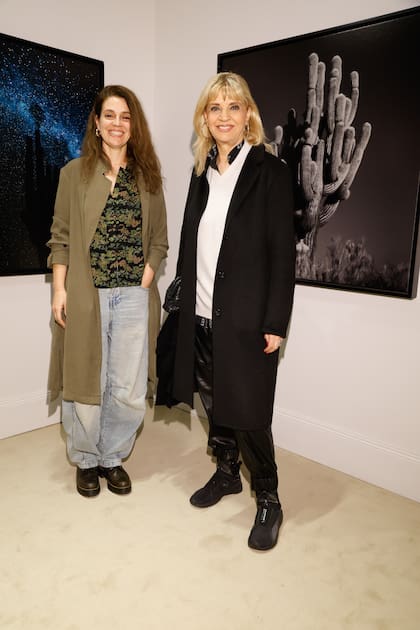 Josefina Villar junto a su madre, Teté Coustarot