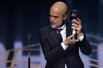 Josep Guardiola fue elegido el mejor entrenador de la rama masculina en The Best 2023
