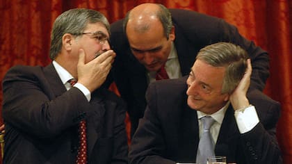 Otros tiempos: José López, Julio de Vido y Néstor Kirchner