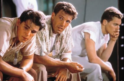 Josh Hartnett junto a Ben Affleck en Pearl Harbor